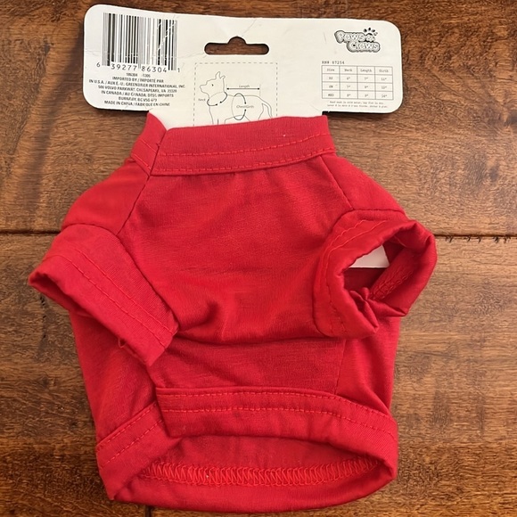 Boundless Star Wars Mandalonian Pet Toy Box Set Studded Knit Dog Shirt Red NWT - Picture 7 of 8